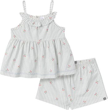 Ruffle Top and Shorts Set