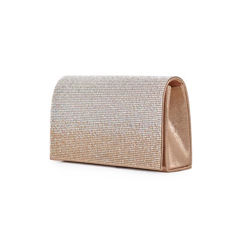 Rhinestone Envelope Clutch Bag