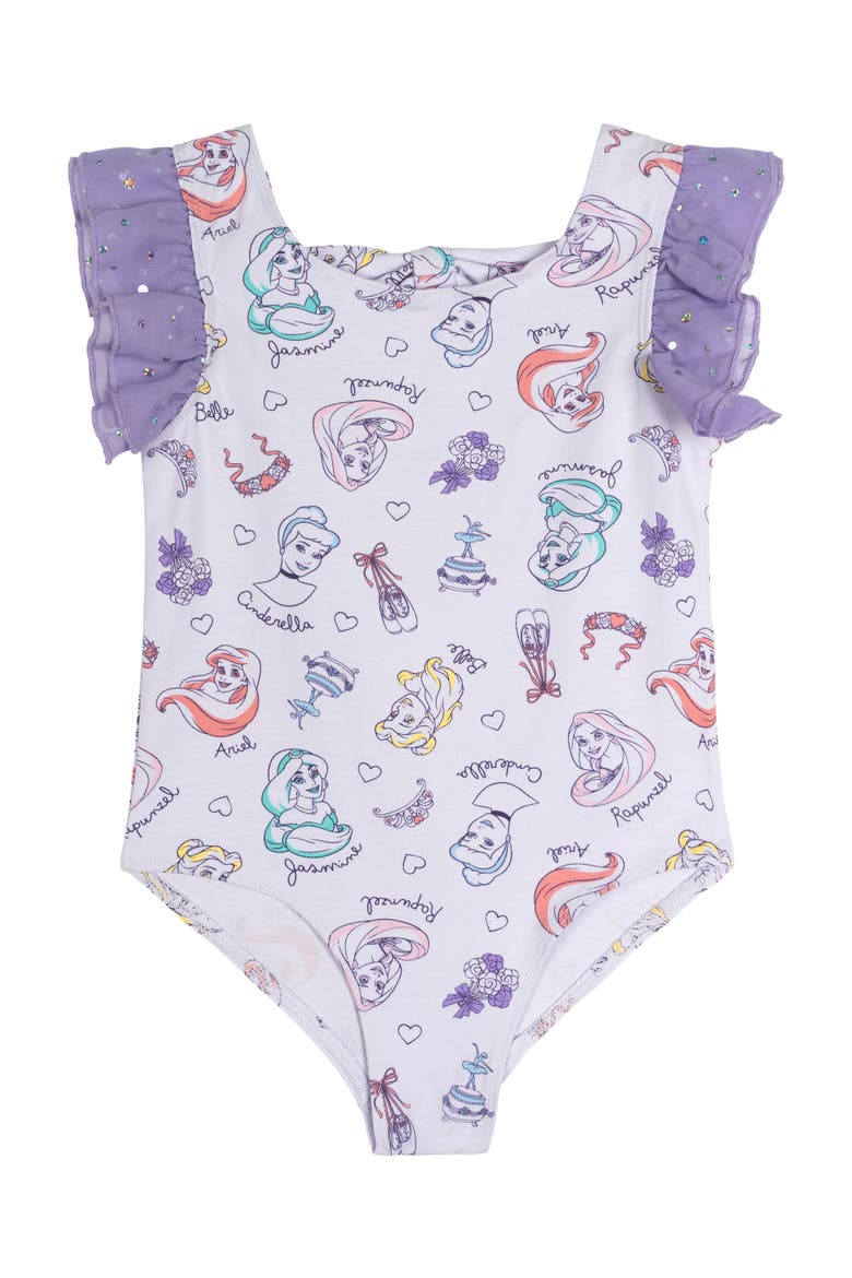 Princess Gymnastics 2-Piece Leotard and Skirt Set, Alternate, color, Princess Lavender
