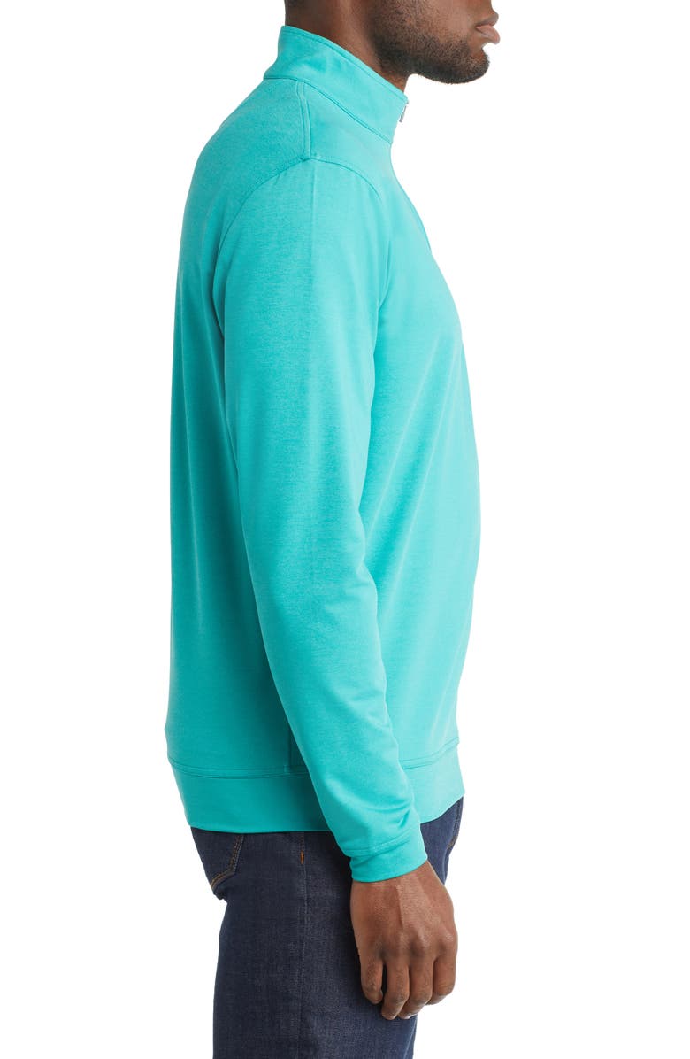 Peter Millar Perth Mélange Performance Quarter Zip Pullover, Alternate, color, 