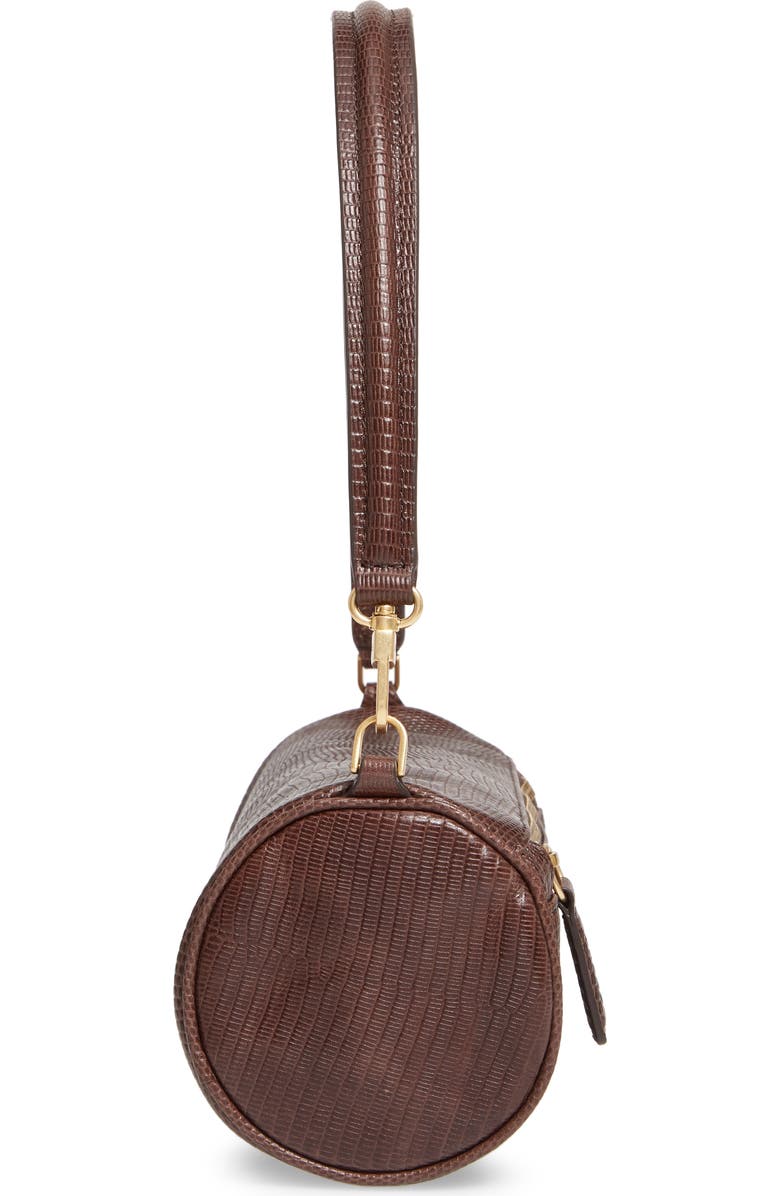 STAUD Suzy Leather Barrel Baguette Bag, Alternate, color,