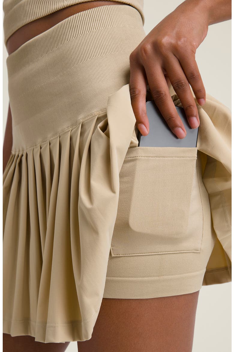 Midtown Tennis Skirt, Alternate, color, SAFARI