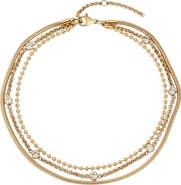 Adornia 18K Gold Plated Layered Anklet