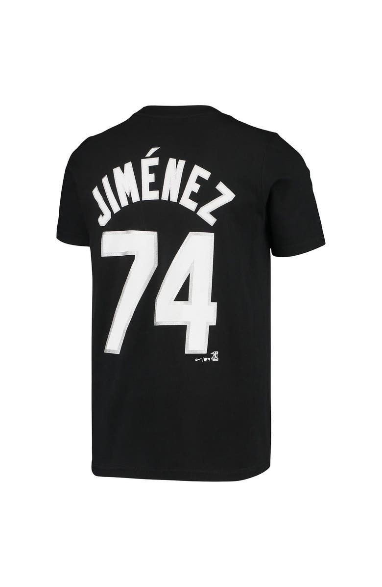 Nike Youth Nike Eloy Jimenez Black Chicago White Sox Player Name & Number T-Shirt, Alternate, color, 