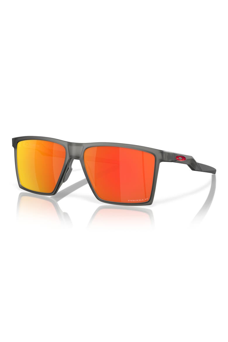Futurity Sun 57mm Polarized Square Sunglasses, Alternate, color, RUBY