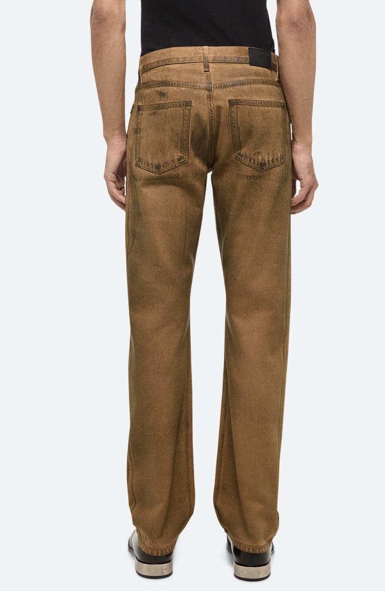 Helmut Lang Worker Organic Cotton Straight Leg Jeans, Alternate, color, Waxed Oil Stain - 26W