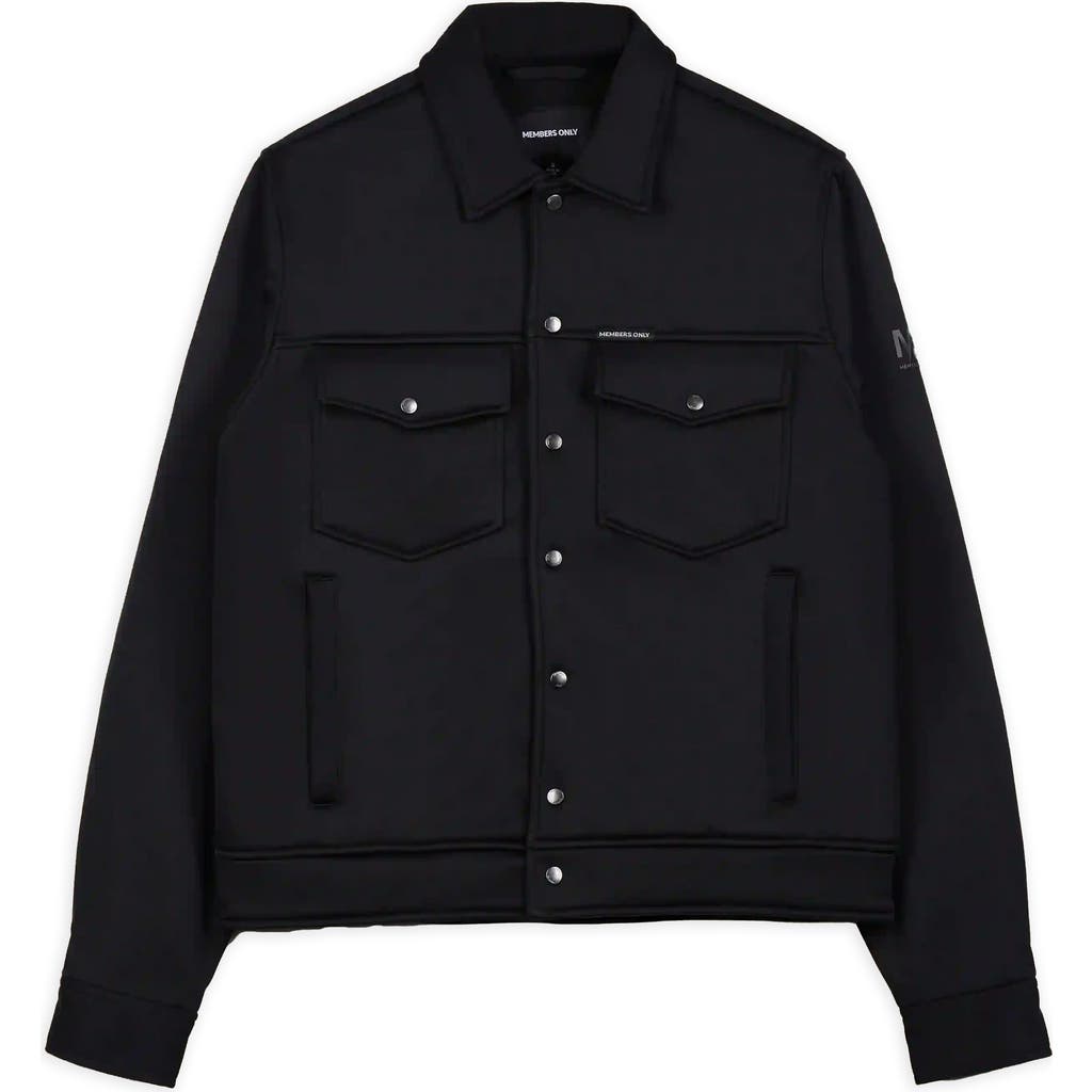 Members Only Soft Shell Shirt Jacket