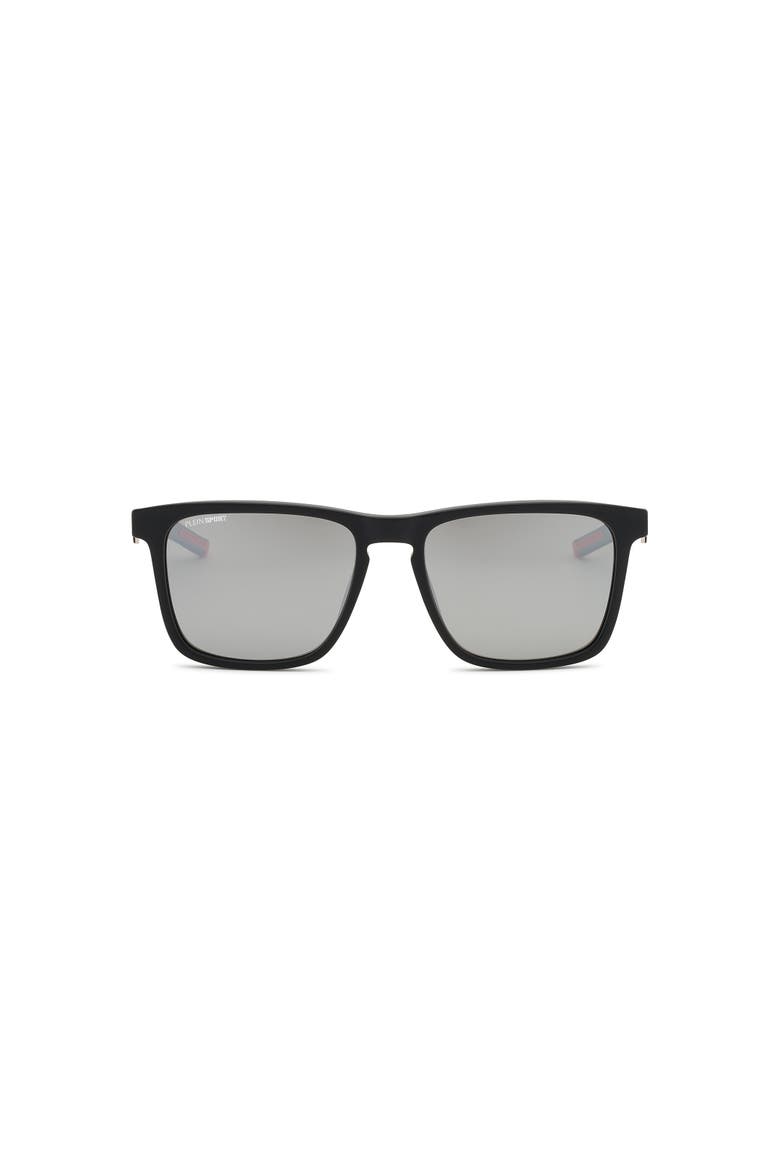 Sunglasses Plein Sport Combat Men, Main, color, black/silver