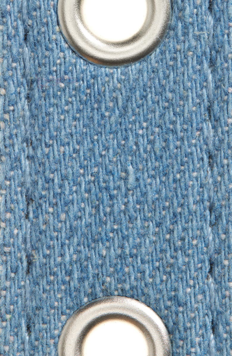 Ruby & Ry Kids' Mod Floral Buckle Belt, Alternate, color, Rhodium