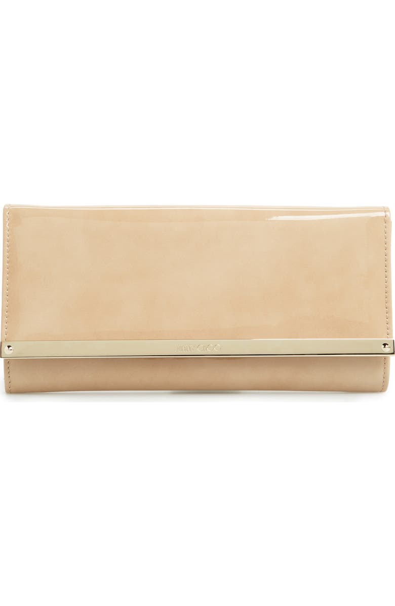 Jimmy Choo 'Milla' Patent Leather Wallet on a Chain, Main, color,