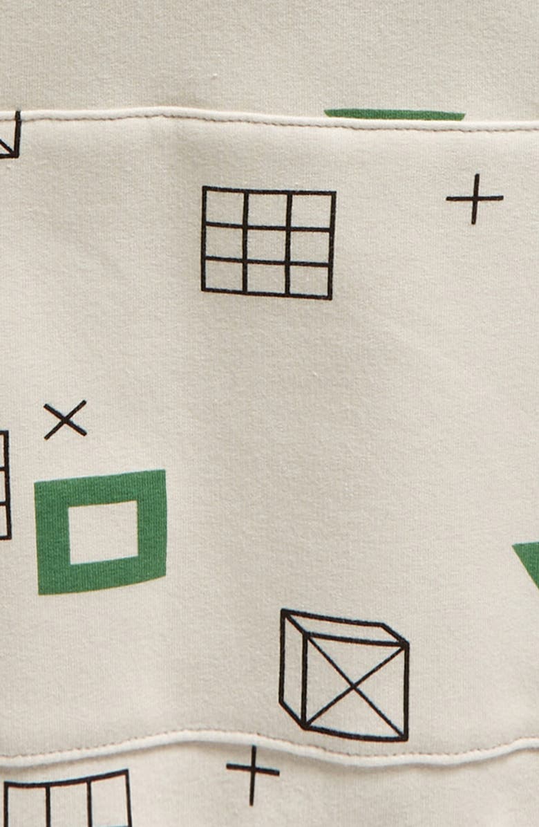 TINY TRIBE Kids' Form Stretch Cotton Hoodie, Alternate, color, Stone