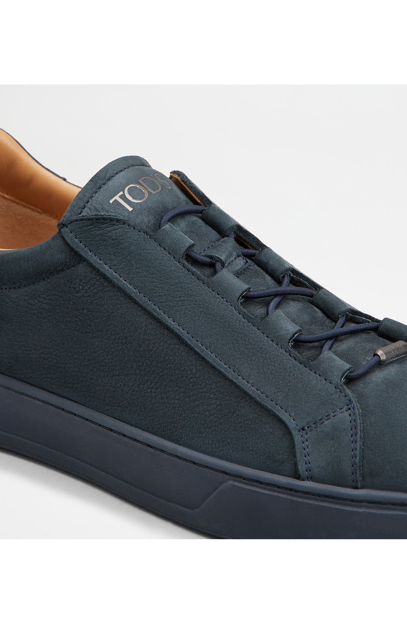 Tod's Cassetta Low Top Sneaker, Alternate, color, Blu Denim Scuro