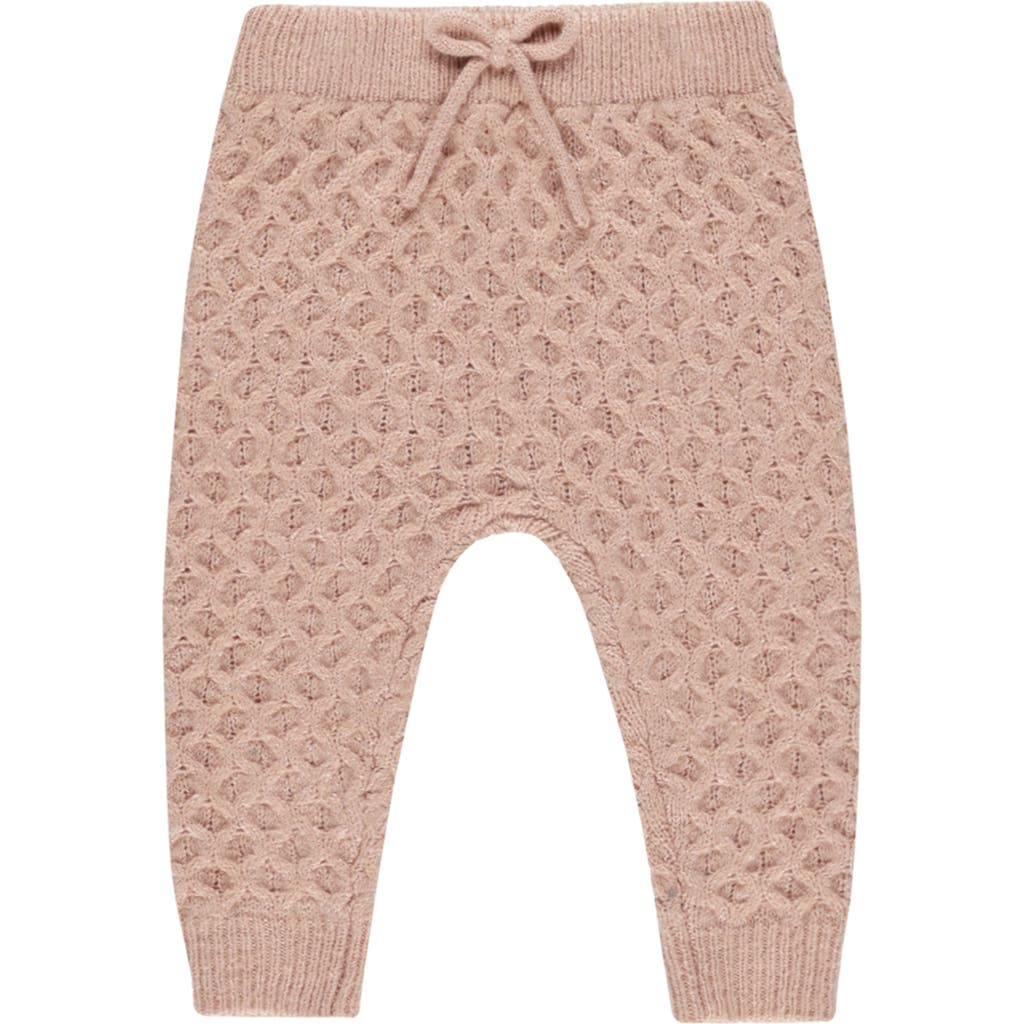 Rylee + Cru Cable Knit Pants In Pink