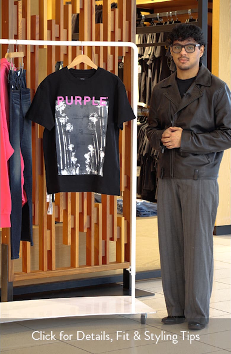 Palms Cotton Graphic T-Shirt, sales video thumbnail