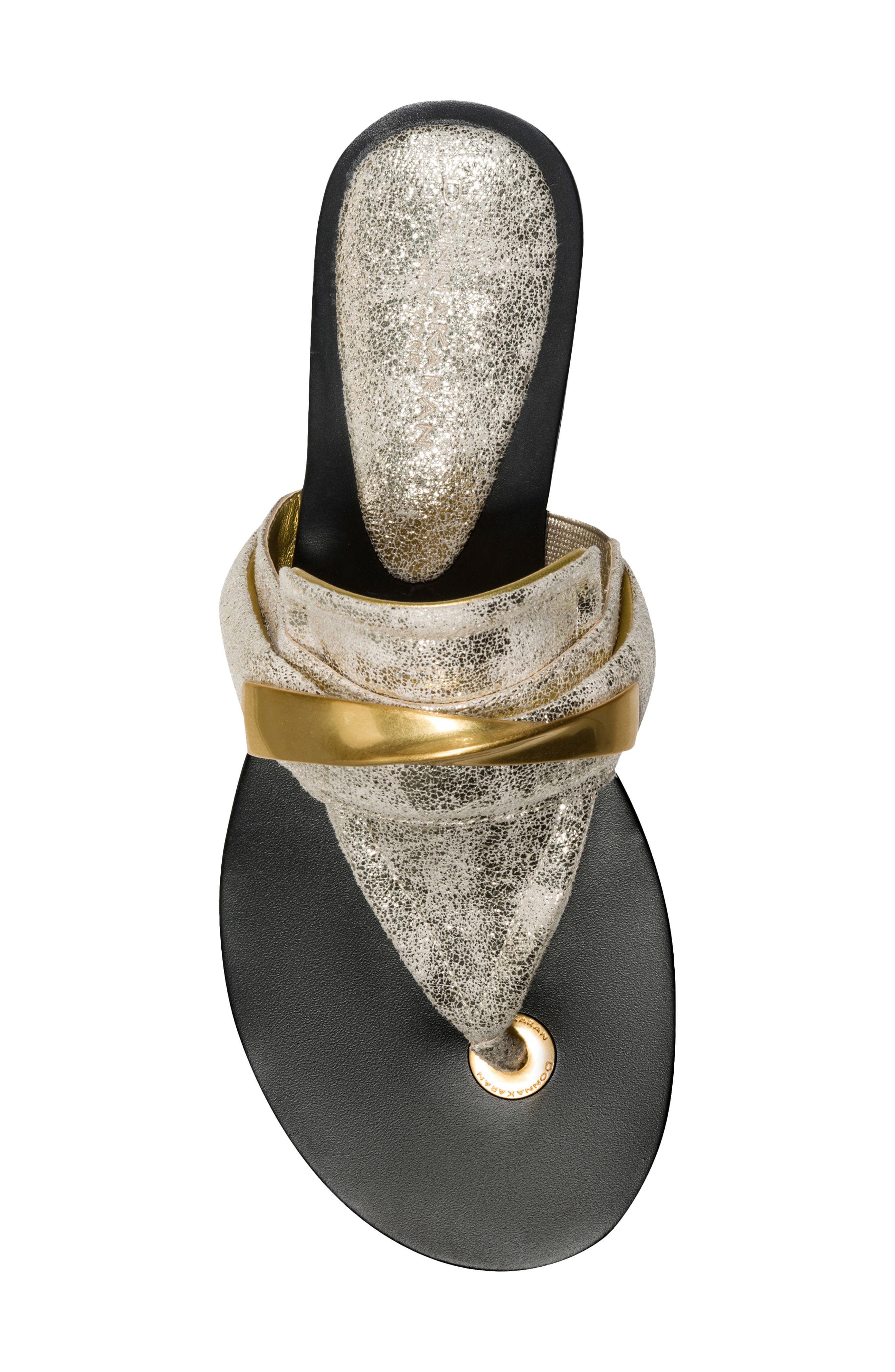 DKNY Velvet Flip Flop, Alternate, color, 