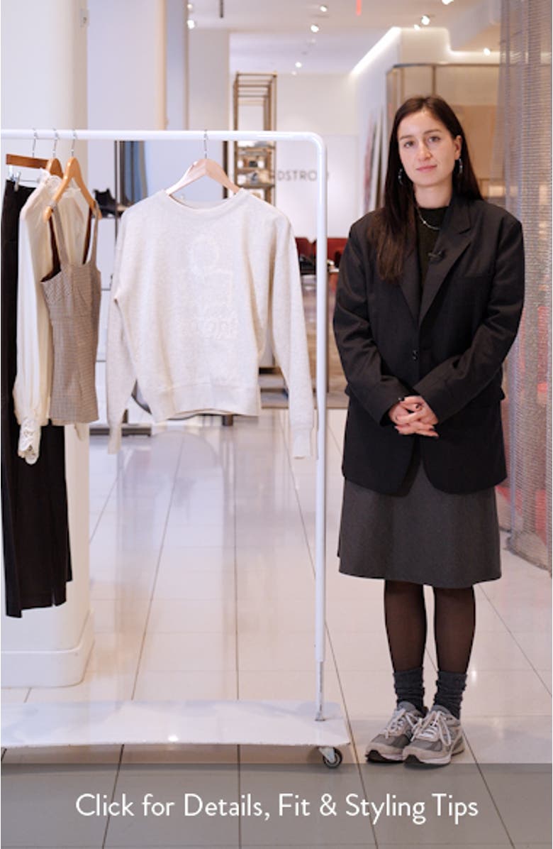 Mobyli Logo Graphic Sweatshirt, sales video thumbnail