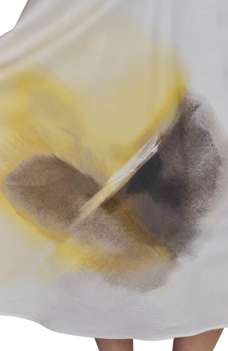 Donna Karan New York Print Belted Maxi Shirtdress, Alternate, color,