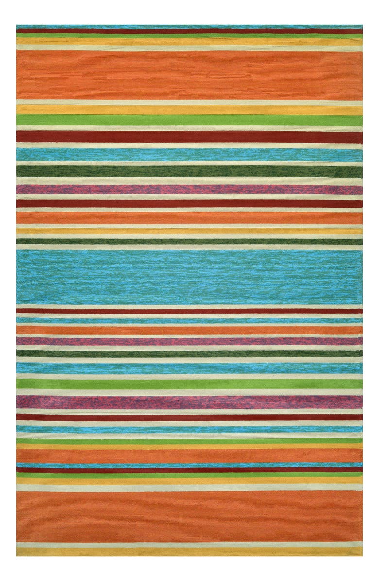 Couristan Sherbet Stripe Indoor/Outdoor Rug, Alternate, color,