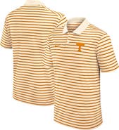 Nike Men's Nike Cream Tennessee Volunteers Solid Foundation Striped Performance Polo