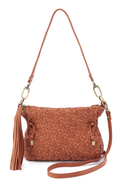 Kori Woven Leather Crossbody Bag
