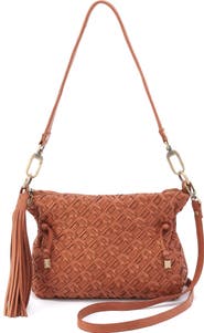 HOBO Kori Woven Leather Crossbody Bag