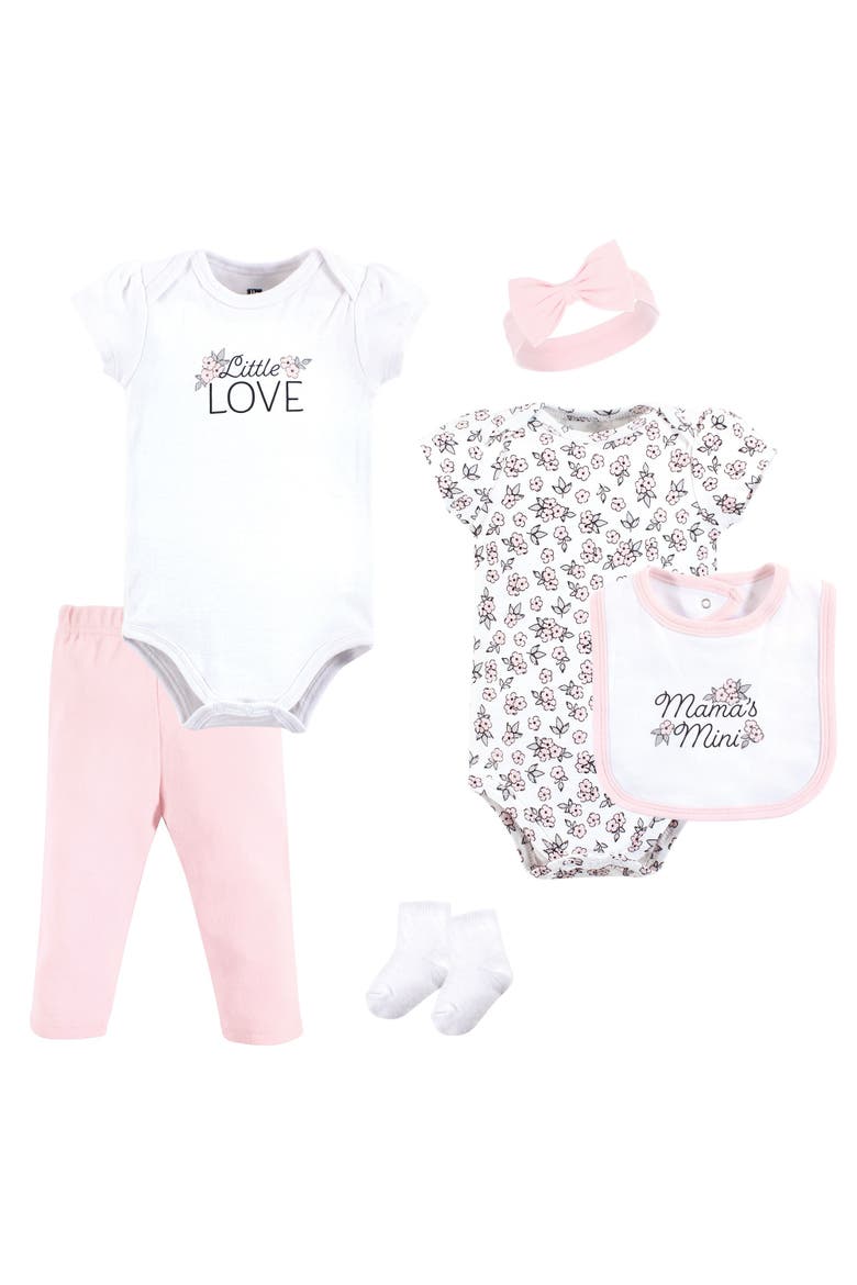 Soft Cotton Outfit Collection, Main, color, Mini Primrose