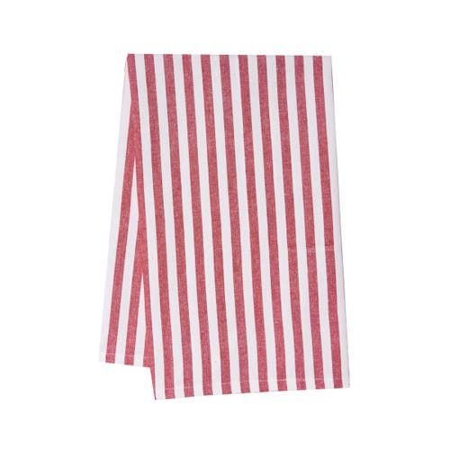 C&F Home Candy Cane Stripe Towel in Red 