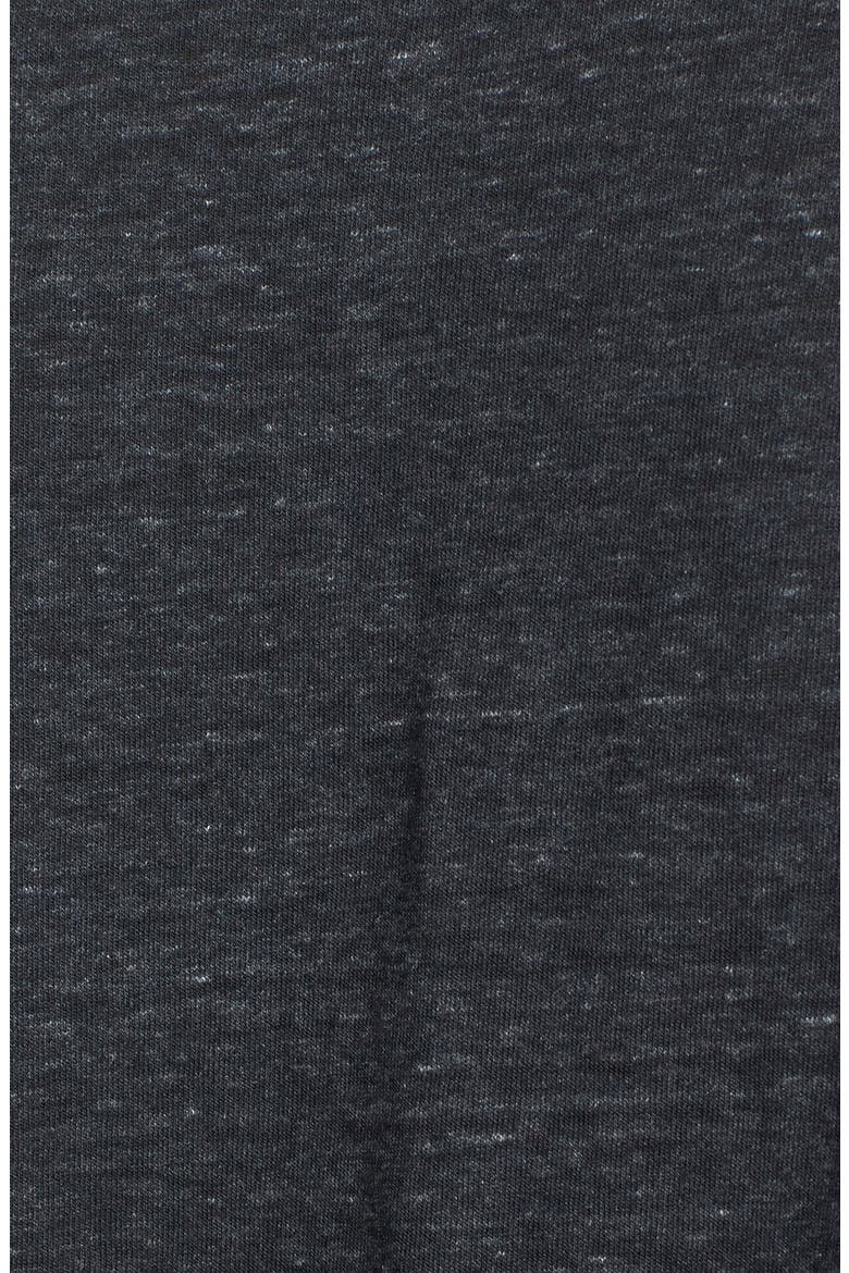 Three Quarter Sleeve V-Neck Tee, Alternate, color, CHARCOAL