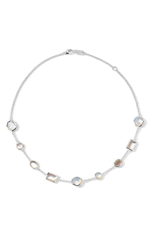 Ippolita Rock Candy® Mixed Cut Station Necklace In Silver