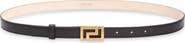 Versace Greca Buckle Leather Belt