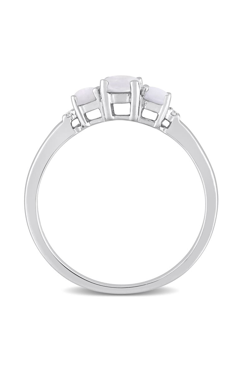 Julianna B. Opal & Diamond 3-Stone Ring, Alternate, color, Opal