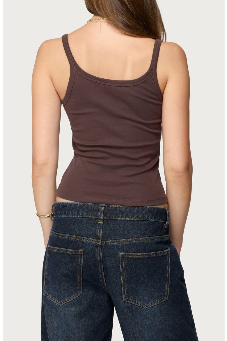 Basic Babe Crop Tank Top, Alternate, color, BROWN