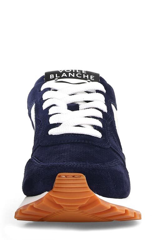Voile Blanche Paris Race Sneaker In Ink Blue