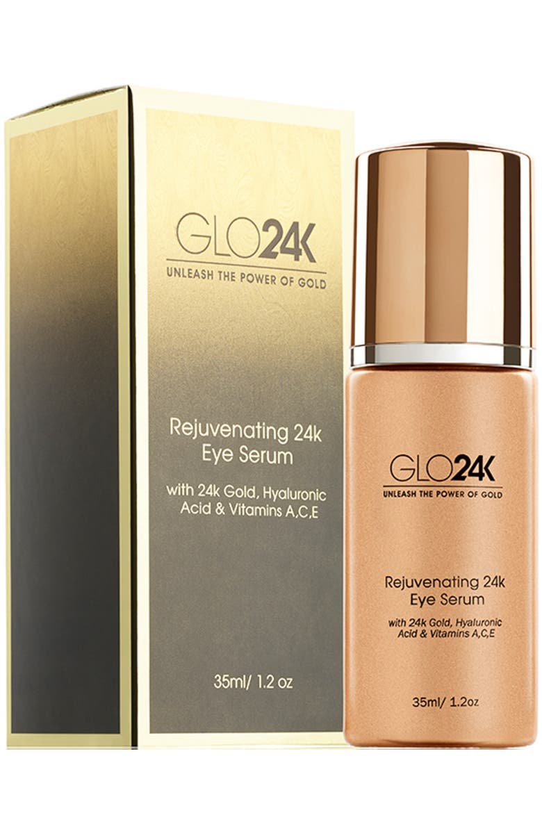 GLO24K UNLEASH THE POWER OF GOLD Rejuvenating 24k Eye Serum, Alternate, color, Na