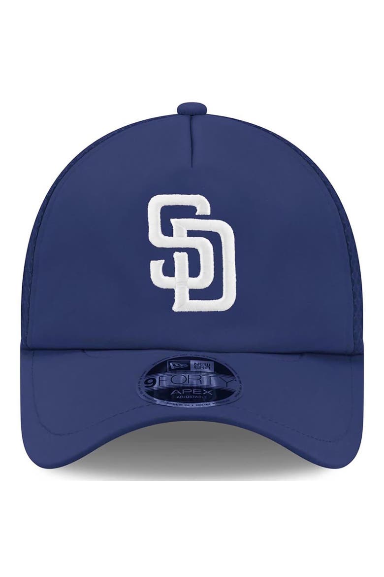 Men's New Era Navy San Diego Padres 2026 Batting Practice Alternate Apex 9FORTY Adjustable Hat, Alternate, color, Navy