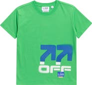L/AB OFF-WHITE Kids' Off Stacked Logo T-Shirt