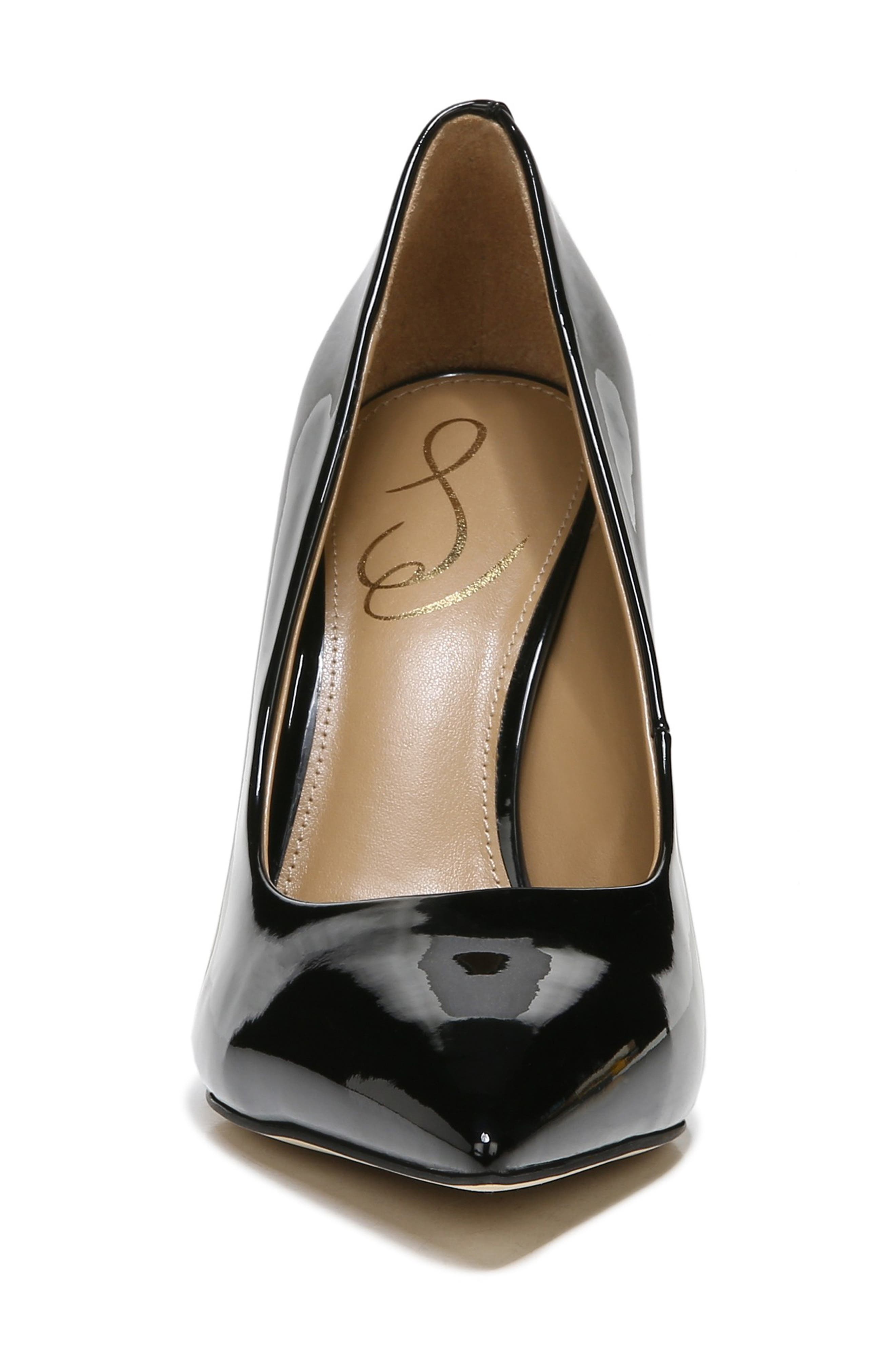 Sam Edleman Antonia Pointed Toe Pump, Alternate, color, BLACK PATENT
