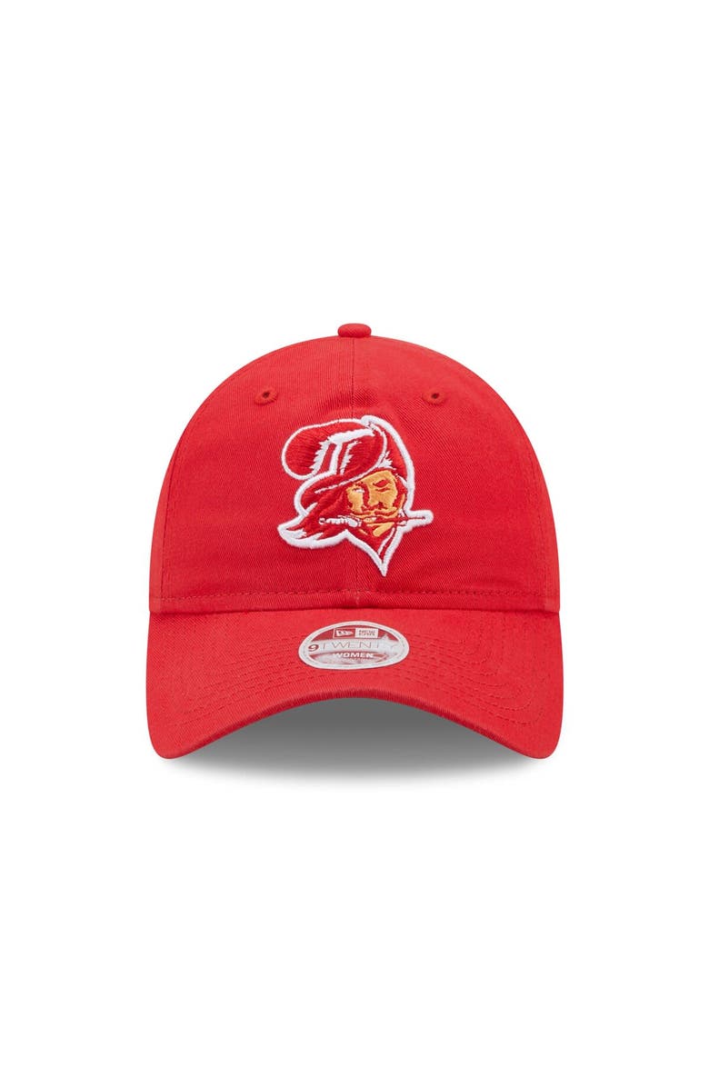 New Era Women's New Era Red Tampa Bay Buccaneers Core Classic 2.0 9TWENTY Adjustable Hat, Alternate, color, 