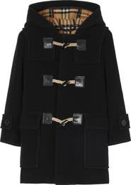 Burberry Wool Blend Duffle Coat