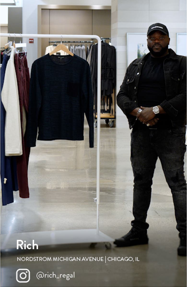 Millwood Thermal Knit Crewneck Sweatshirt, sales video thumbnail