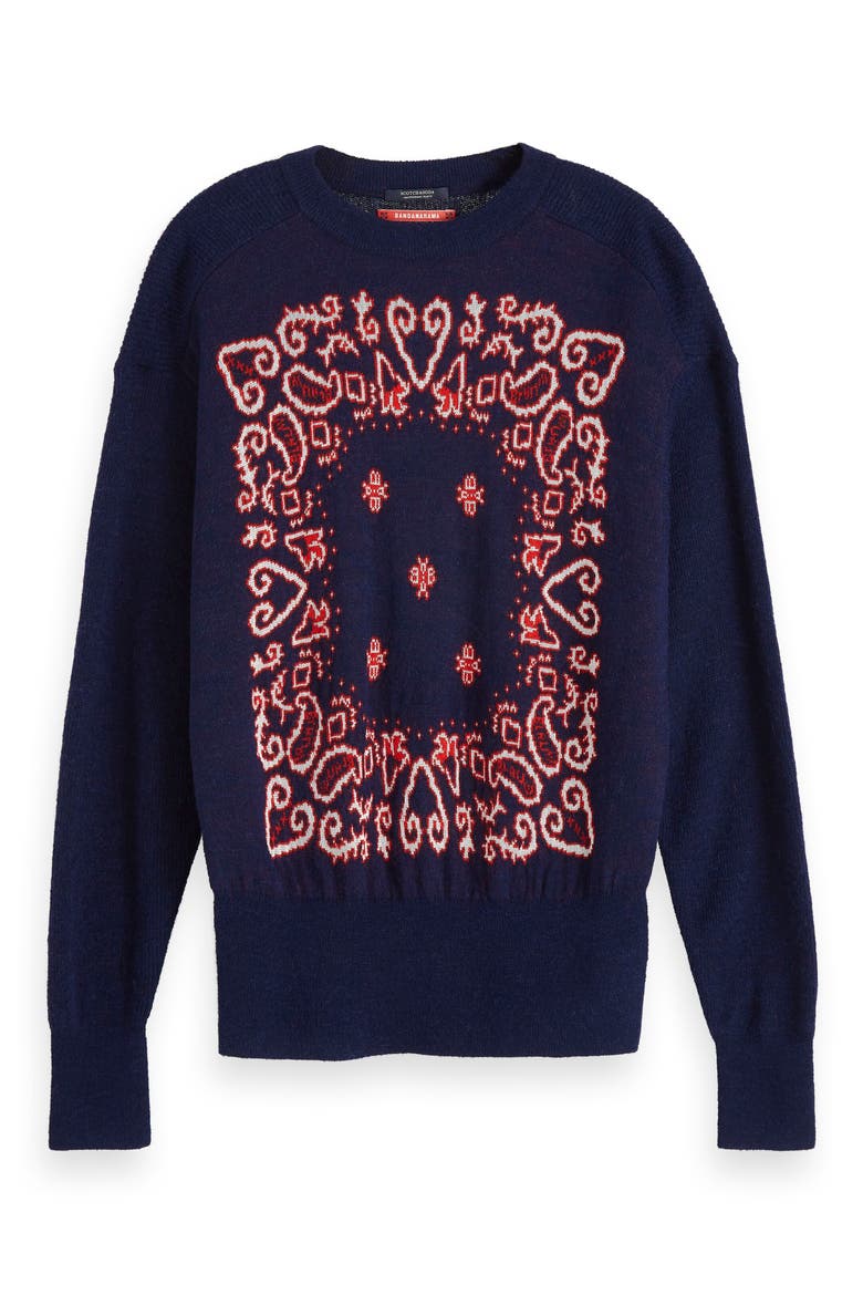 Pattern Pullover, Alternate, color, COMBO A