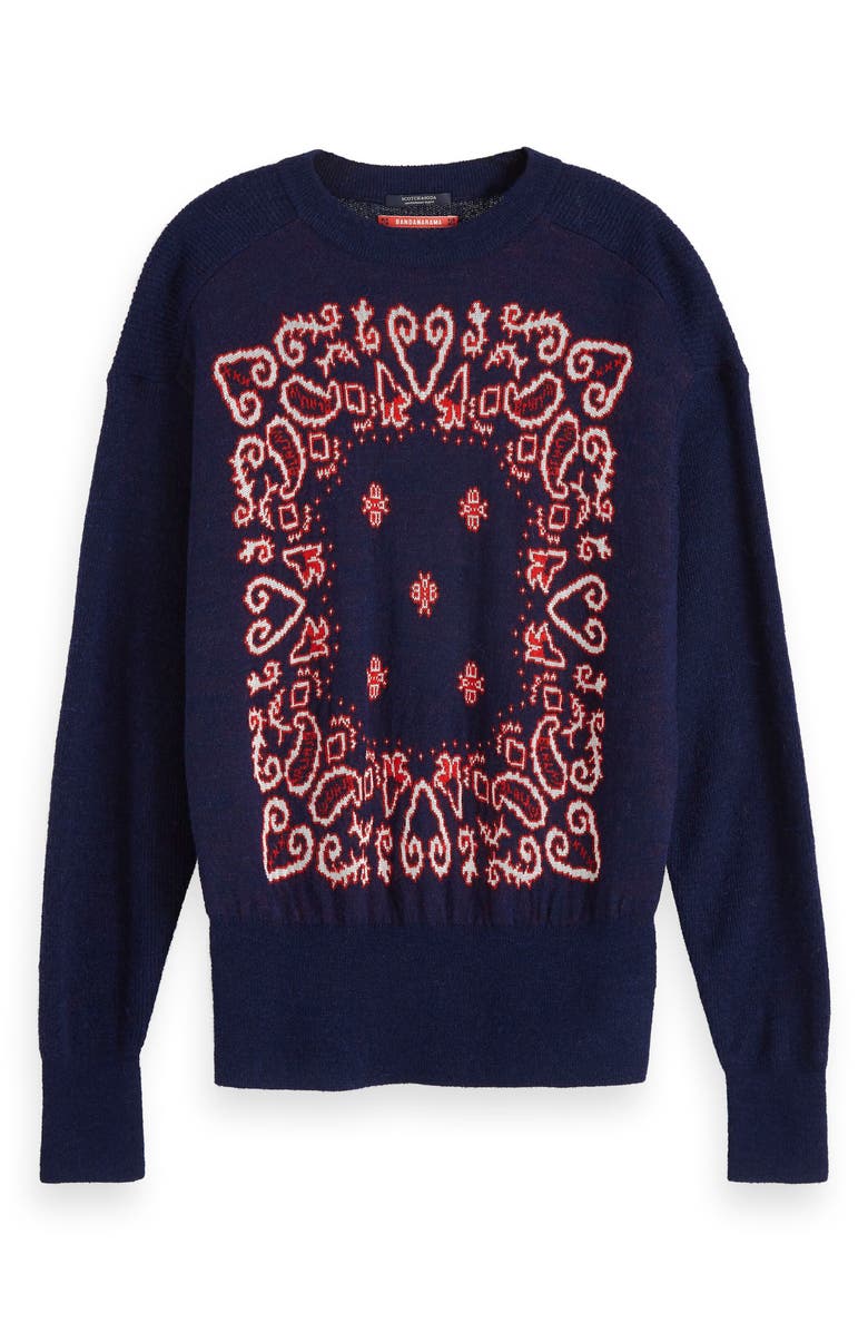 Scotch & Soda Pattern Pullover, Alternate, color, 