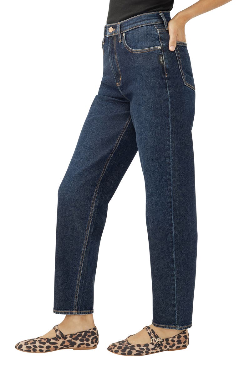 Arc High Waist Slim Barrel Jeans, Alternate, color, WOOLWICH