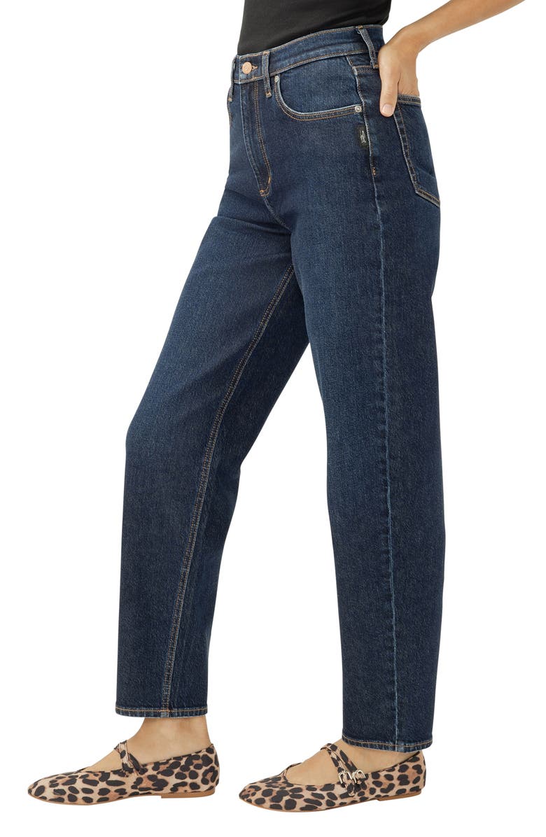 Silver Jeans Co. Arc High Waist Slim Barrel Jeans, Alternate, color, Woolwich