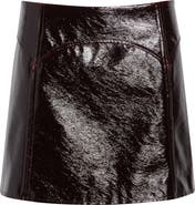 Stand Studio Aksie Faux Leather Miniskirt