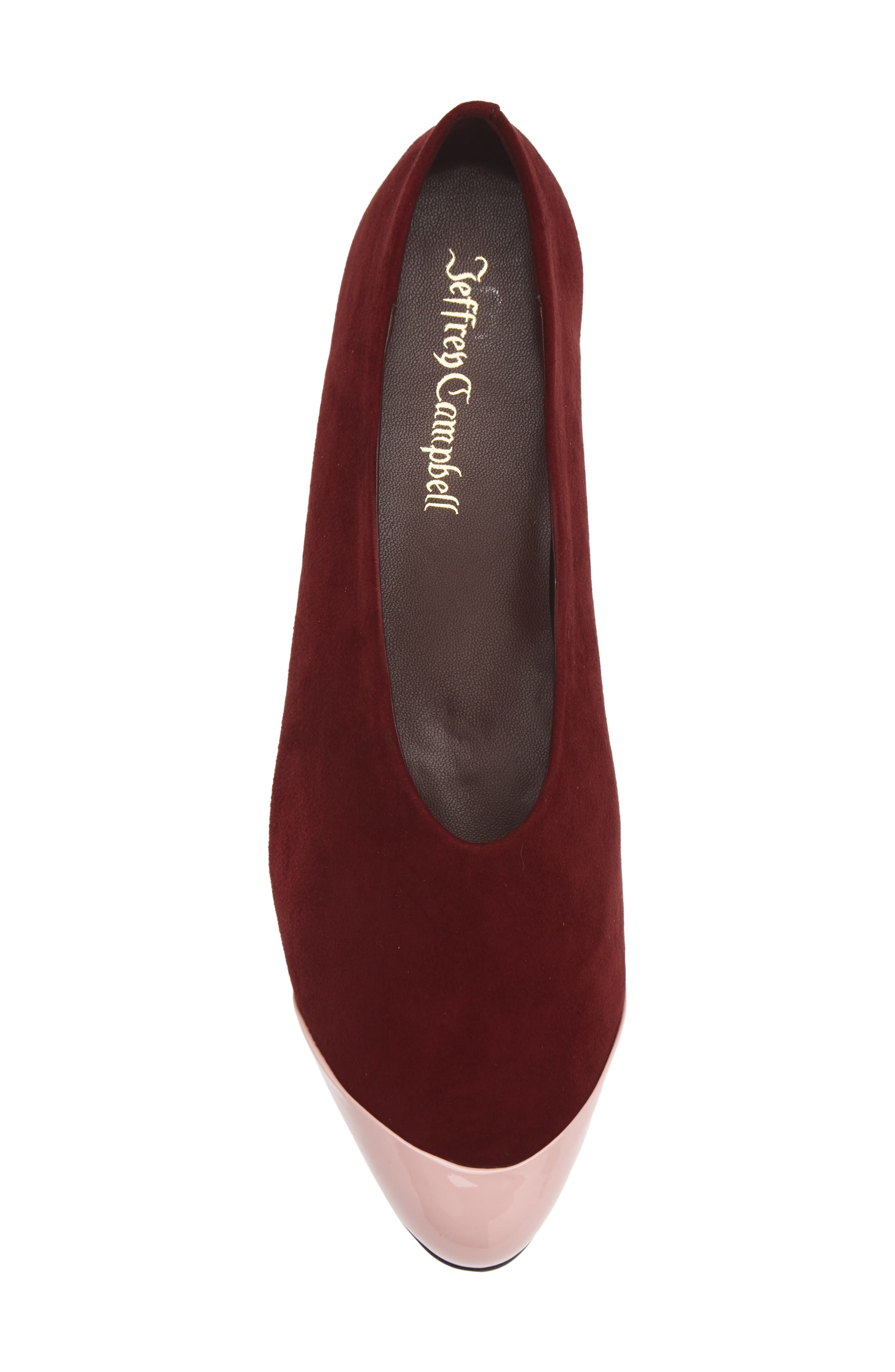 Collene Ballet Flat, Alternate, color, WINE SUEDE PINK