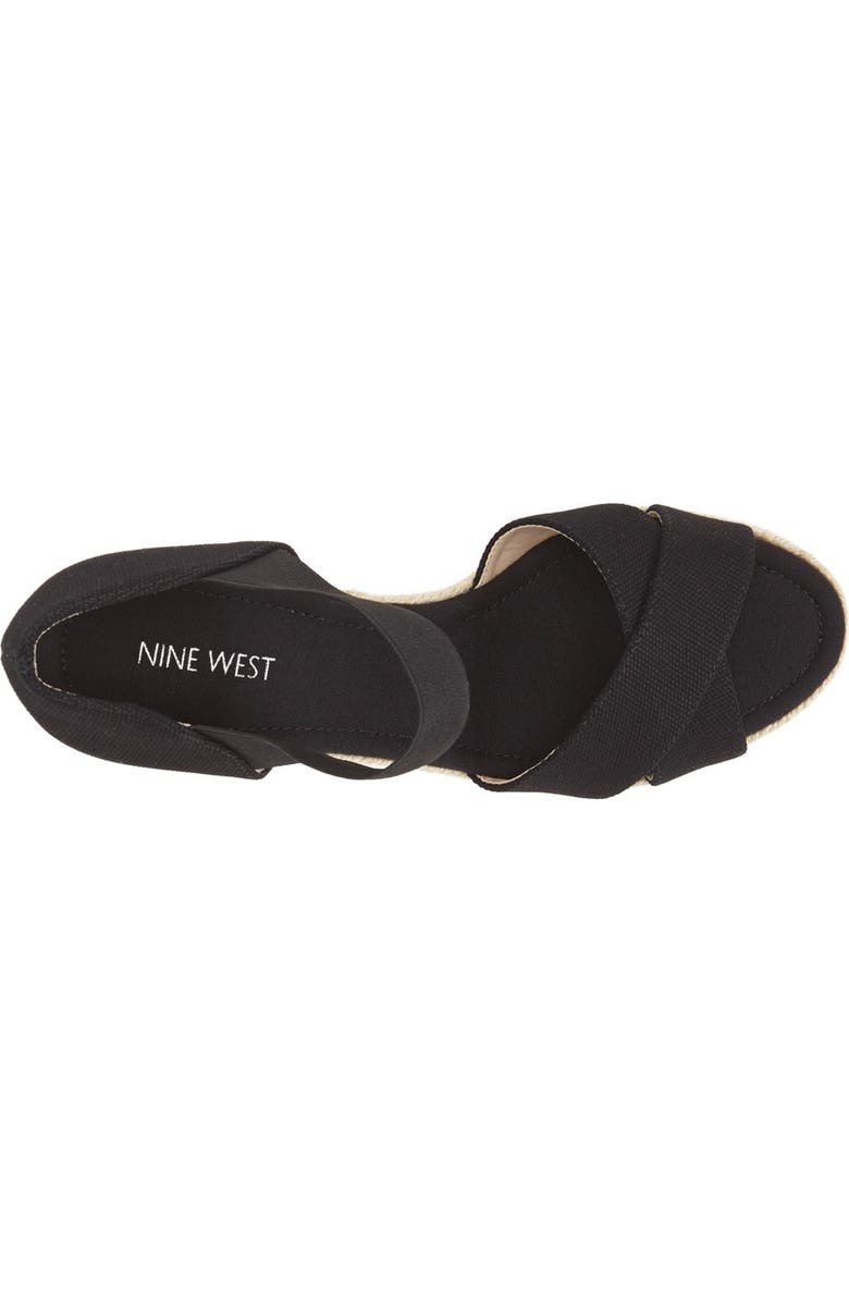 Nine West 'Renu' Espadrille Wedge Sandal, Alternate, color,