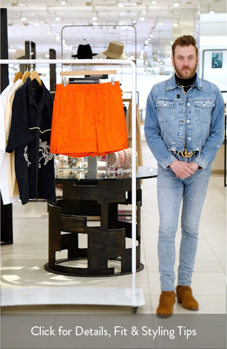 7-Inch Swoosh Embroidered Swim Trunks, sales video thumbnail