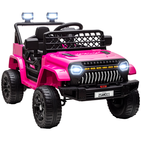 12V Kids Ride On Truck w/ Remote, Spring Suspension, 3 Speeds