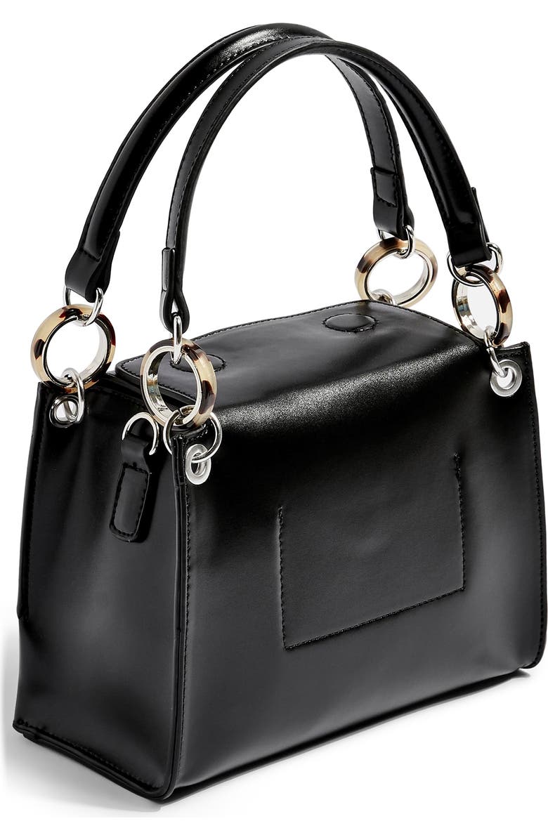 Topshop Storm Buckle Shoulder Handbag, Alternate, color,